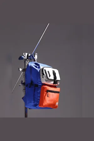 JACK & JONES BOYS Orange Colourblocked Backpack
