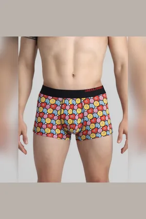 JACK & JONES Multi-Colour Hearts Print Trunks