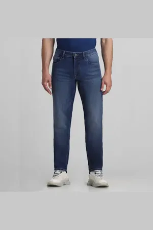 JACK & JONES Blue Low Rise Glenn Slim Fit Jeans