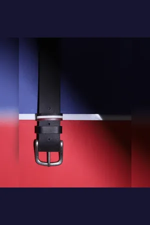 JACK & JONES Black Leather Belt