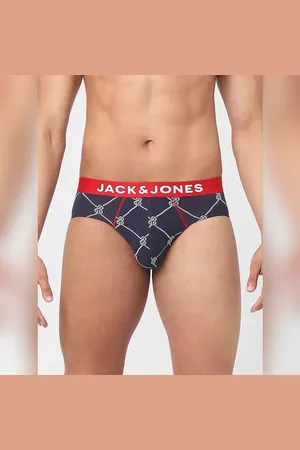 JACK & JONES Dark Blue Printed Briefs