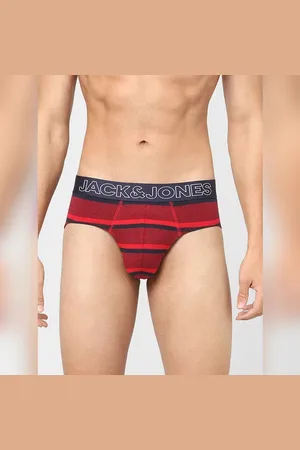 JACK & JONES Red Striped Briefs