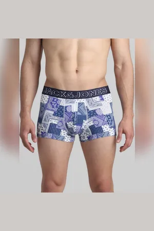 JACK & JONES Blue Bandana Printed Trunks