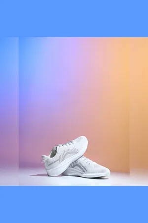 JACK & JONES White Logo Print Sneakers