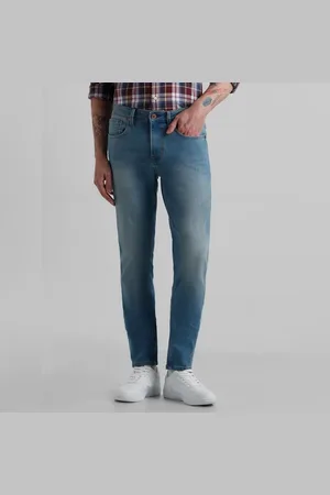 JACK & JONES Light Blue Low Rise Washed Glenn Slim Jeans