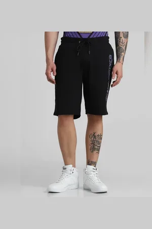 JACK & JONES Jack&Jones X Black Panther Black Mid Rise Co-ord Shorts