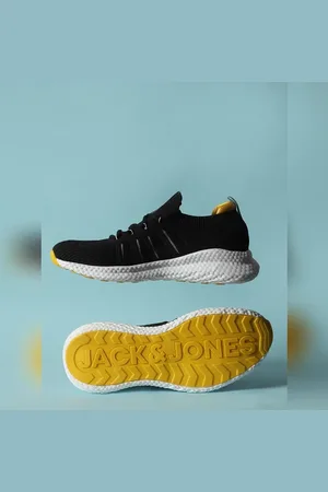 JACK & JONES Black Slip-On Sneakers