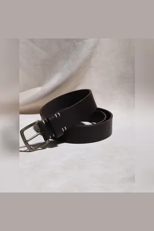 JACK & JONES Dark Brown Leather Belt