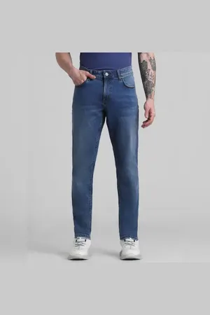 JACK & JONES Blue Low Rise Glenn Slim Fit Jeans