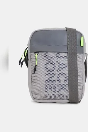 JACK & JONES Grey Mesh Detail Sling Bag
