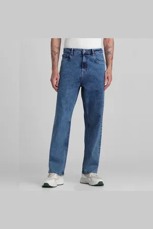 JACK & JONES Light Blue High Rise Dario Loose Fit Jeans