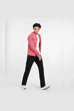 JACK & JONES Black Mid Rise Clark Straight Fit Jeans