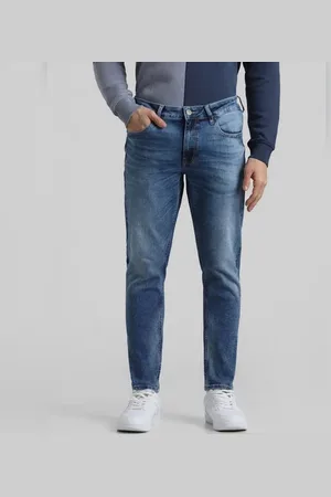 JACK & JONES Light Blue Mid Rise Slim Fit Jeans