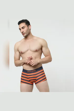JACK & JONES Orange Striped Trunks