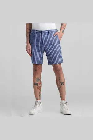 JACK & JONES Blue Striped Co-ord Set Shorts