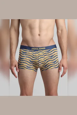 JACK & JONES Yellow Printed Trunks