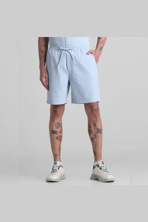 JACK & JONES Blue Dobby Co-ord Set Shorts