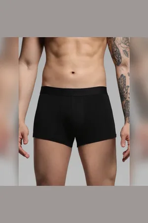 JACK & JONES Black Supima Cotton Trunks