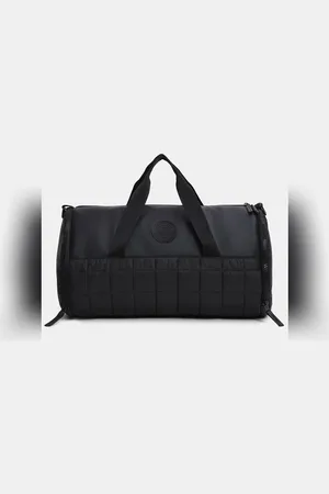 JACK & JONES Black Quilted Duffle Bag