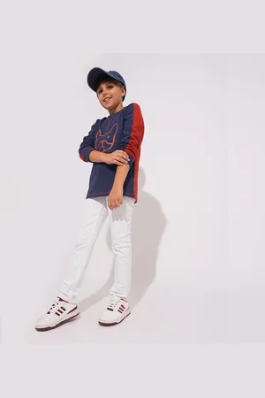 JACK & JONES White Mid Rise Regular Fit Jeans