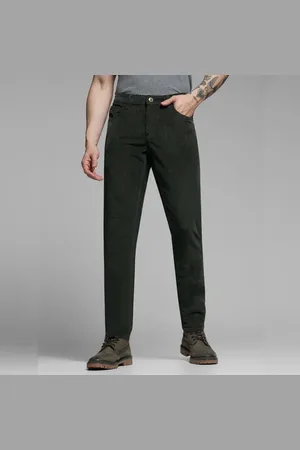 JACK & JONES Olive Corduroy Co-ord Set Pants