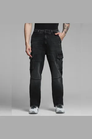 JACK & JONES Black High Rise Dario Loose Fit Jeans