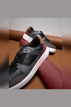 JACK & JONES Black Colourblocked Sneakers