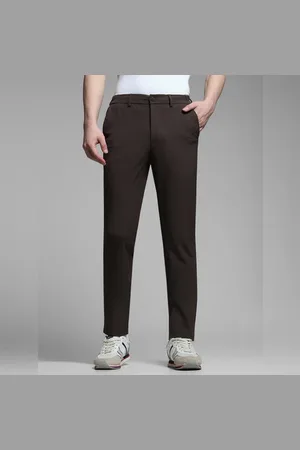 JACK & JONES Brown Low Rise Tailored Trousers