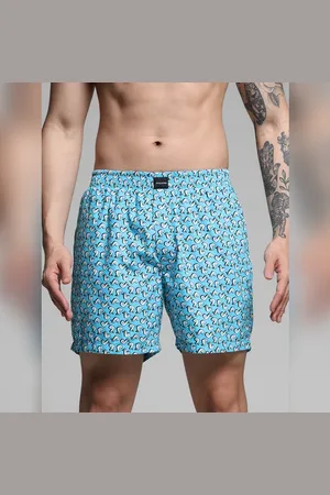 JACK & JONES Blue Ducks Print Cotton Boxers