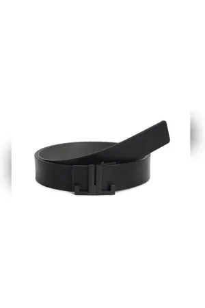 JACK & JONES Black Reversible Leather Belt