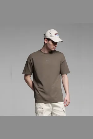 JACK & JONES BROWN KNITTED T-SHIRT