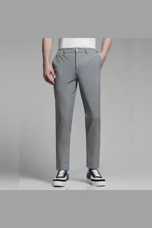 JACK & JONES GREY SLIM FIT CHINOS