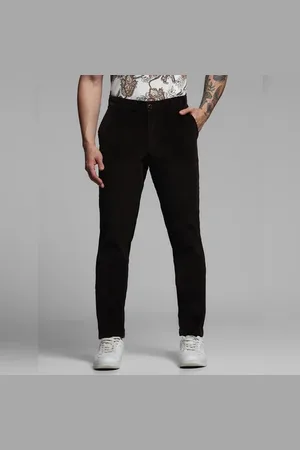 JACK & JONES DARK BROWN CORDUROY CHINOS