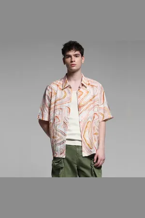 JACK & JONES BROWN SHORT SLEEVES SHIRT