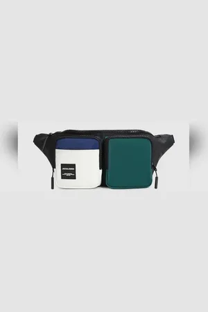 JACK & JONES Black Colourblocked Chestpack
