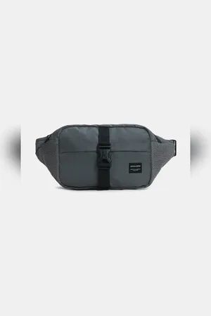 JACK & JONES Grey Mesh BumBag