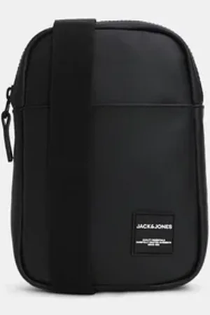 JACK & JONES Black PU Chestpack