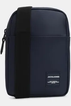 JACK & JONES Navy Blue PU Chestpack