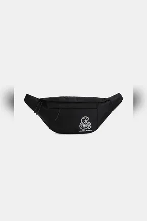 JACK & JONES Black Logo Print Chestpack