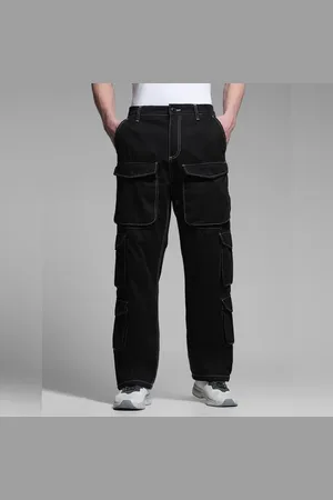 JACK & JONES BLACK HIGH RISE CARGO