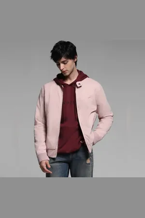 JACK & JONES Light Pink Bomber Jacket