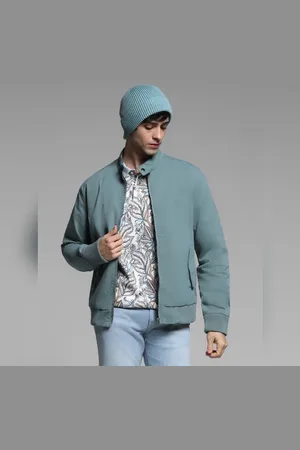 JACK & JONES Sage Green Bomber Jacket