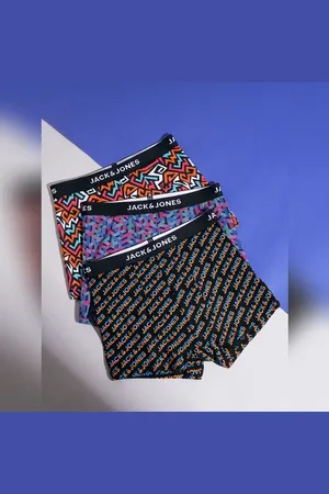 JACK & JONES BOYS Pack Of 3 Abstract Print Trunks