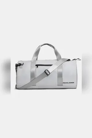 JACK & JONES Light Grey Polyester Duffle Bag