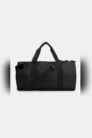 JACK & JONES Black Polyester Duffle Bag