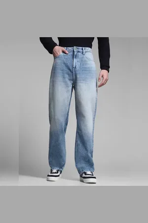 JACK & JONES Light Blue Washed Dario Loose Fit Jeans