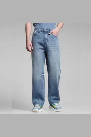 JACK & JONES Light Blue Faded Dario Loose Fit Jeans