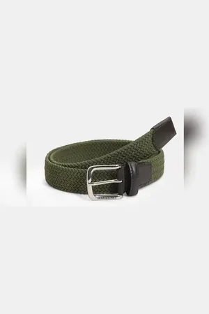 JACK & JONES Dark Green Braided Belt