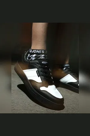 JACK & JONES Black Colourblocked Sneakers