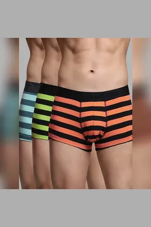JACK & JONES Pack Of 3 Rugby Striped Trunks